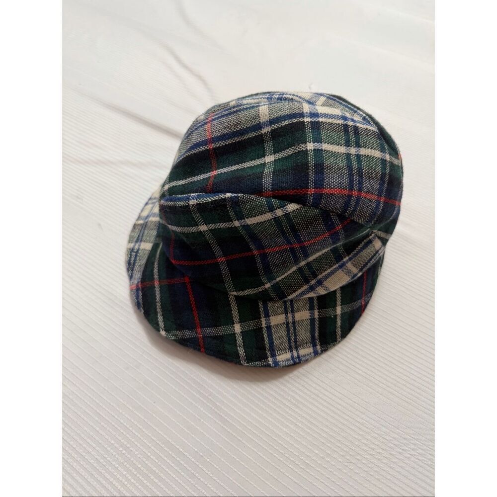 de’Lanthe Original Tartan Plaid Vintage Fedora Hat One Size